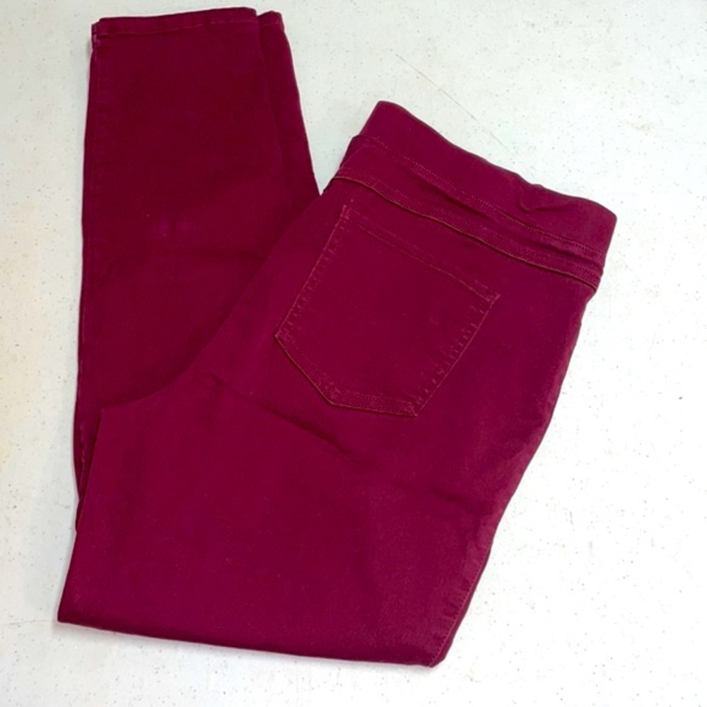 Hannah Maroon Leggings/Jeans